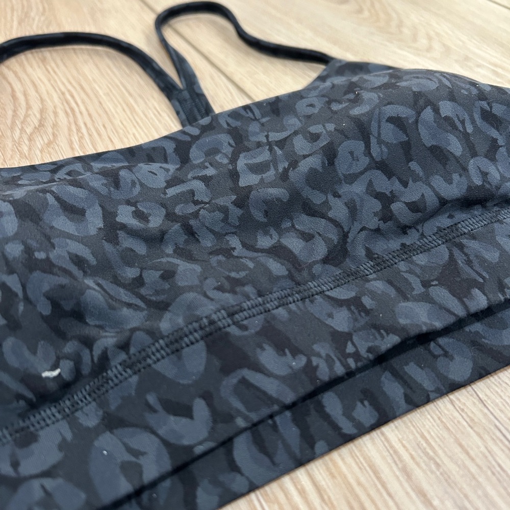 Lululemon Athletica Black Leopard Sports Bra - Picture 4 of 6